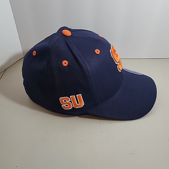 Syracuse Blue /Orange SnapBack Hat - Top Of The World A-Frame Adjustable Cap - Picture 2 of 7